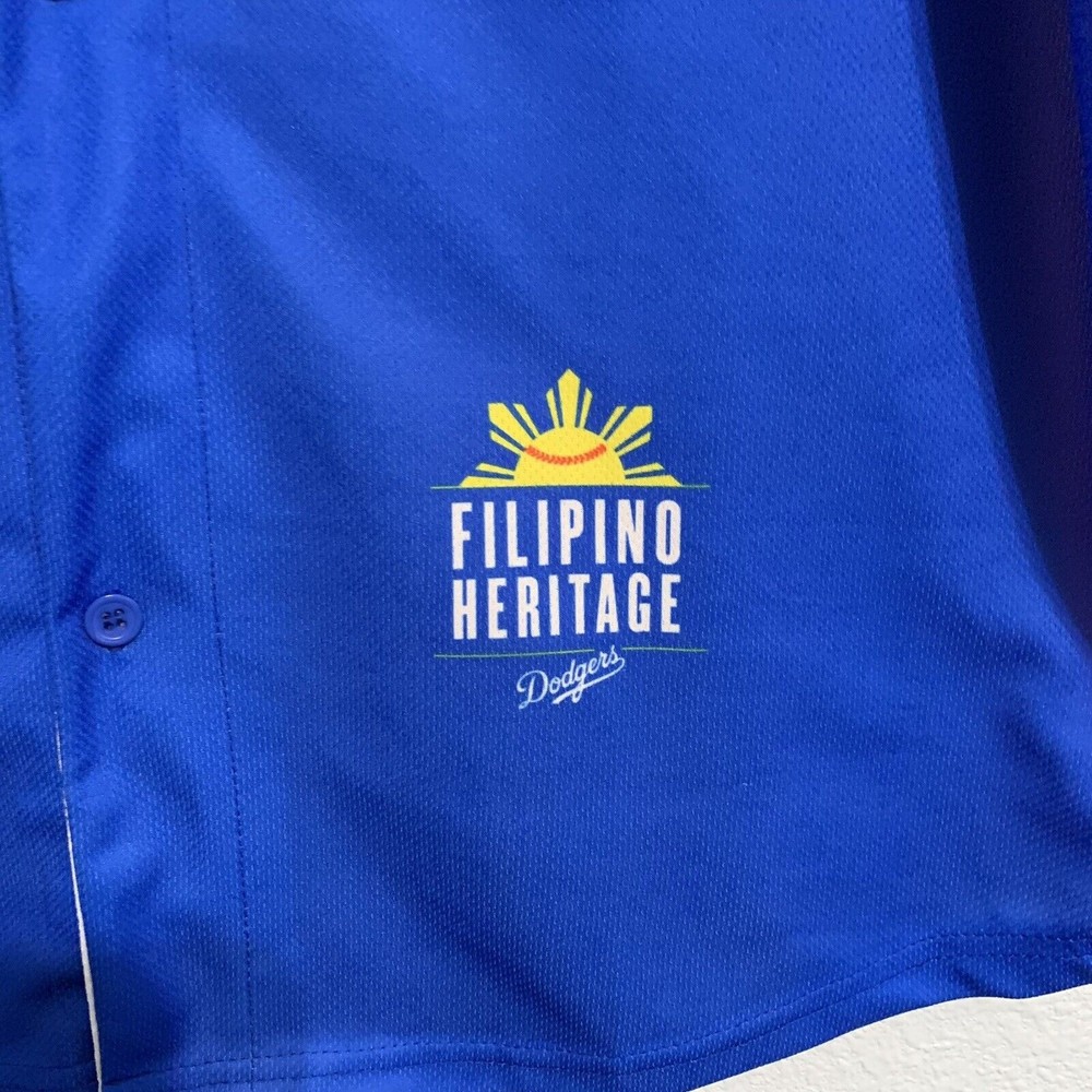 2022 LA Los Angeles Dodgers Filipino Heritage Night Jersey SGA 7/7/22 Size XL - Picture 5 of 8